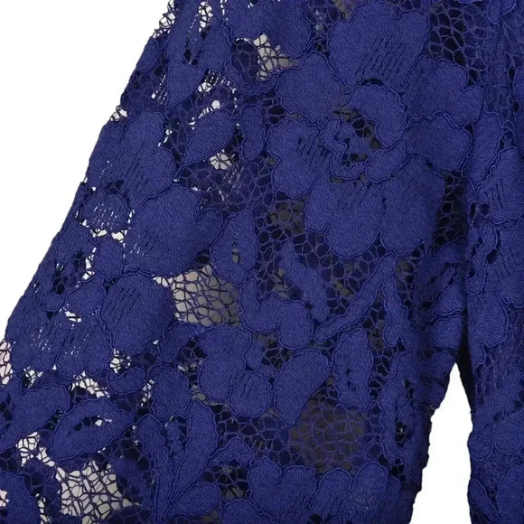 NWT Vince Camuto Lace Overlay Shift Mini Dress Size 14 - Picture 9 of 15